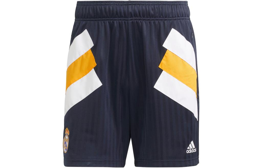 Adidas Real Madrid Casual Shorts Men's Dark Navy Blue Moderate