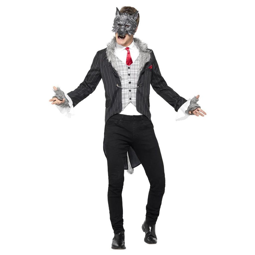 Smiffys Unisex Adult Deluxe Big Bad Wolf Costume Set