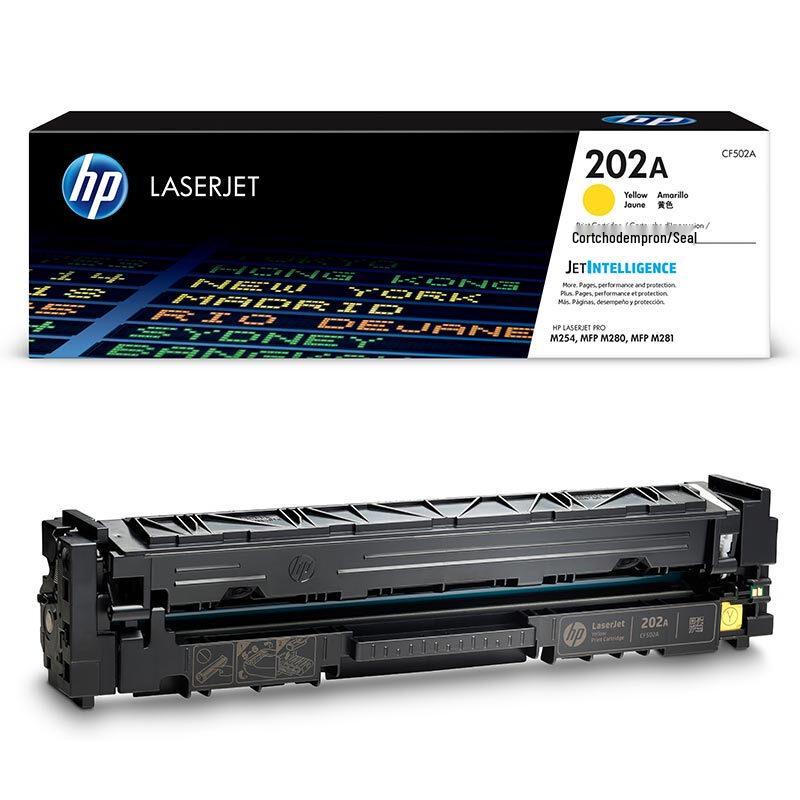 HP 202A CF502A Yellow Toner Cartridge
