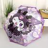 Kuromi,Cute Automatic Umbrella-Foldable, Durable 8-Bone Design, Compact and Stylish, Great for Camping, Halloween, Christmas, Mother's Day T