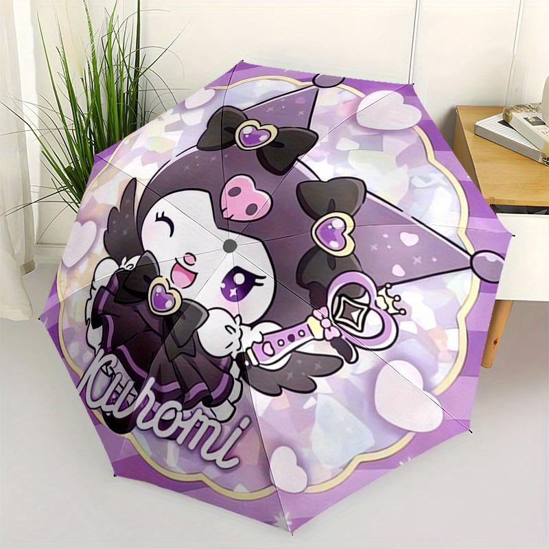

Kuromi,Cute Automatic Umbrella-Foldable, Durable 8-Bone Design, Compact and Stylish, Great for Camping, Halloween, Christmas, Mother s Day T
