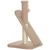 Cat Scratching Post with Scratch Board, Play Ball, Bumpy Texture/Sisal, 54 cm, Light Brown
