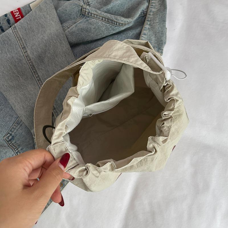 Bag Women's New Letter-printed Nylon Shoulder Versatile Casual Large-capacity Portable Tote Bag Lined