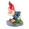 Dwarf Decorative Ornaments Durable Resin Decor Cute Gnome Figure Decorations for Home Outside Yard