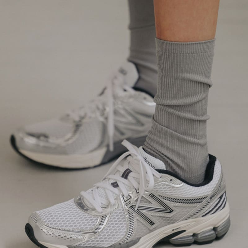 Blank03 Rayon Glitzer Rippsocken (2 Farben)