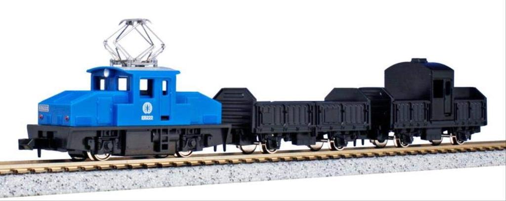 KATO N Gauge Chibi Convex Set Inaka Town Freight Train Blue Railway Model Electric Locomotive 10-504-2