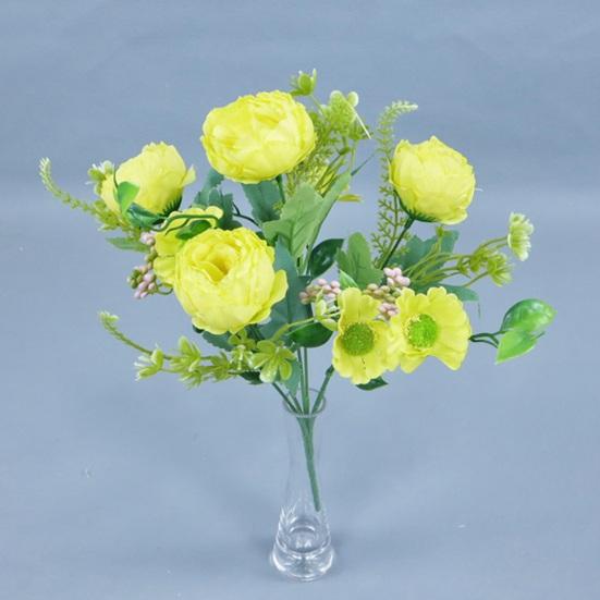 Useful Artificial Peony Fine Workmanship Eye-catching Decorative