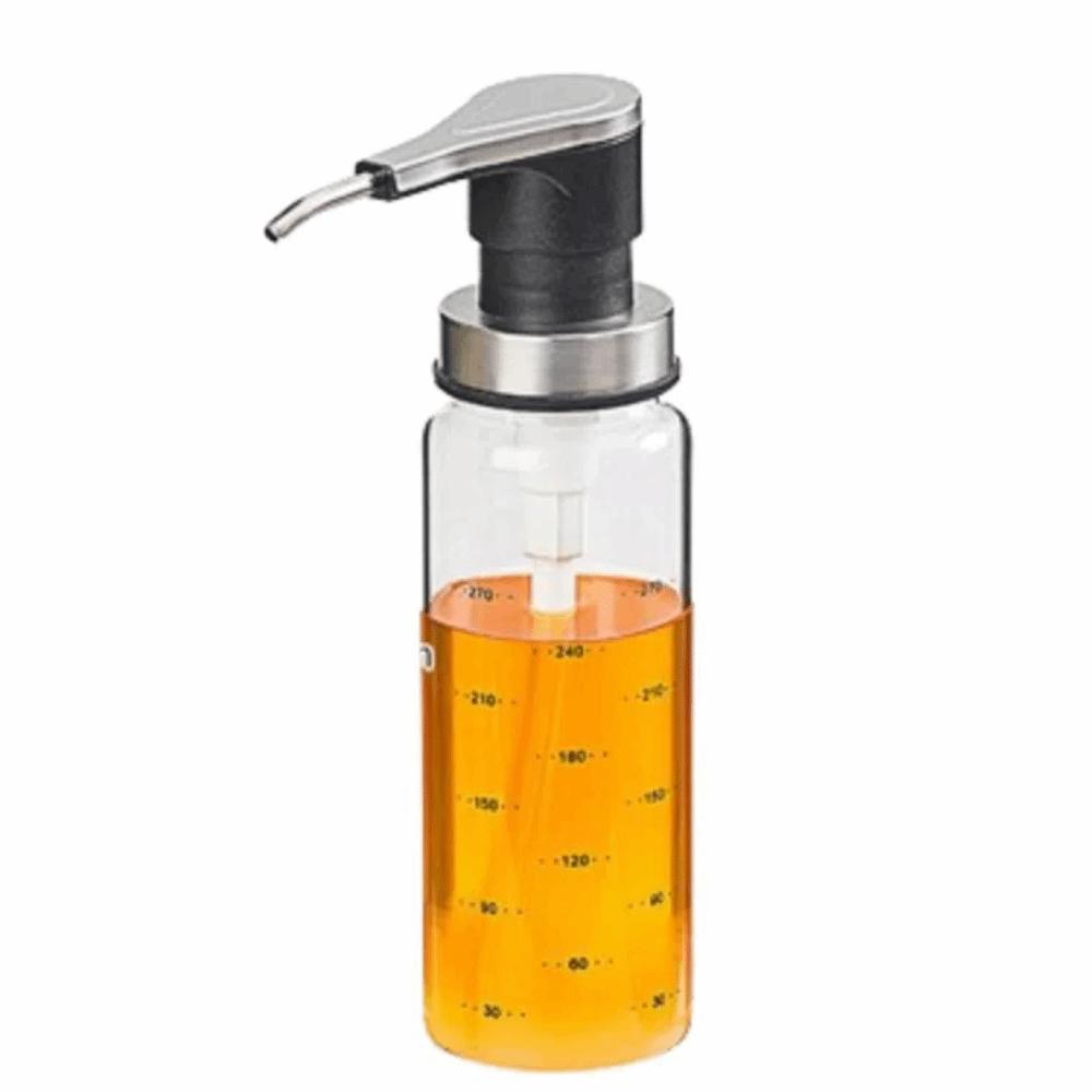 300/500ml Oil Bottle Sealed Seasoning Container Clear Sauce Bottle  BBQ 300ml