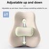 Lumbar Support Cushion Memory Foam Back Support Chair Lumbar Cushion with Adjustable Slider for Office Chair Computer Desk Chair Long Sitting Hours