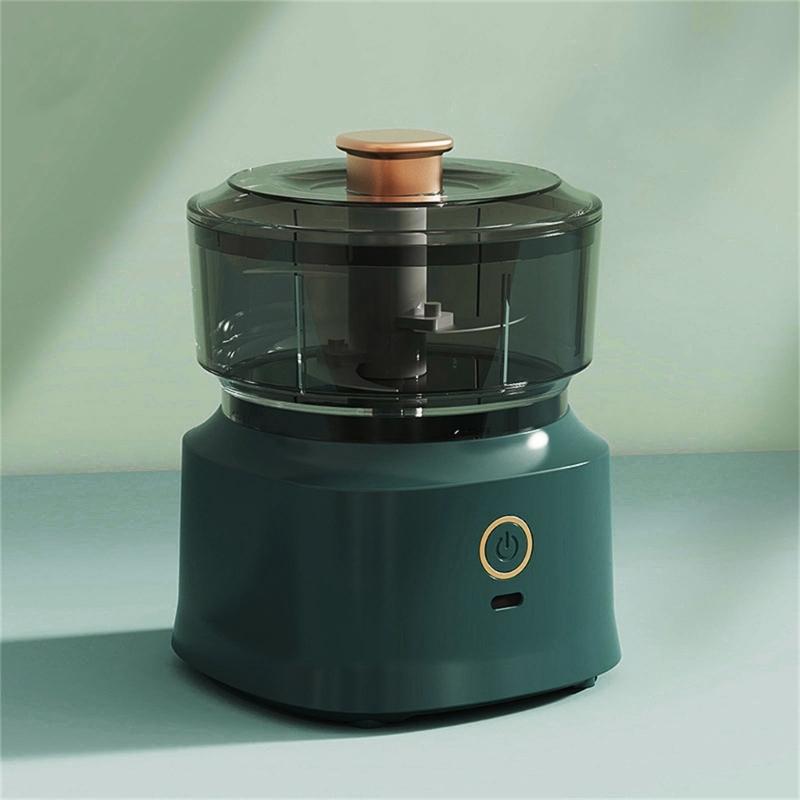 Abnehmbarer Knoblauchpresse Lebensmittelhacker USB-Aufladung Fleischwolf Gemüseschneider Küchenwerkzeug Leistungsstark und Praktisch