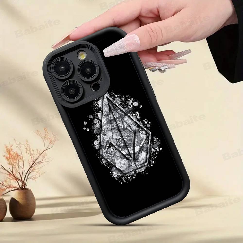 V-Volcom LOGO Fashion Phone Case For IPhone 17 16 15 14 13 12 11 Pro Max Anti Drop Soft Cover
