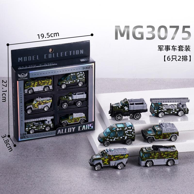 Legierungsspielzeug Trägheitsauto Rennwagen Baufahrzeug Feuerwehrwagen Sportwagen Mini Legierungsauto Modell Blechauto