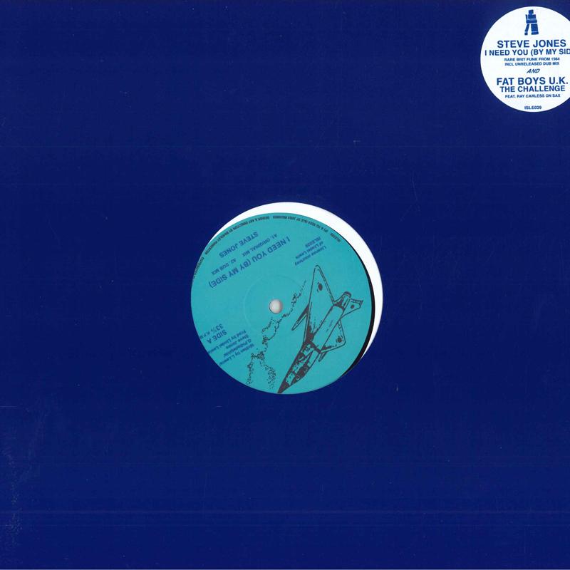 

12inch Record STEVE JONES / FAT BOYS U.K. - I Need You (By My Side) / The Chall ISLE029 Isle Of Jura 2024 Australia Soul/Funk
