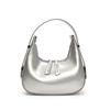Niche design patent leather handbag women's new spring fashion versatile shoulder bag underarm bag