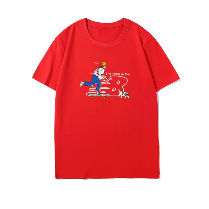 2025 Summer Fashion Trend New Brand Men's and Women's Short Sleeve T-shirt High-end Fashion Brand 100% Cotton Printed T-shirt