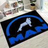 3D Man Truck Logo Motorcycle Carpet Rug for Bedroom Living Room Sofa Home Doormat Decor,Large Kids Play Non-slip Floor Mat