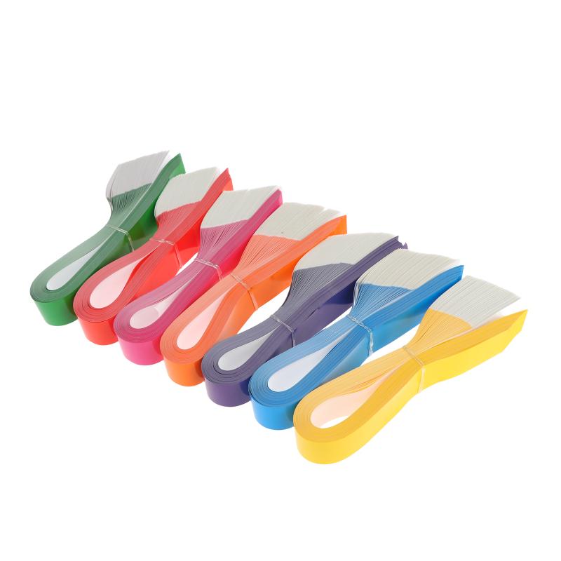 100Pcs Party Paper Bracelet Synthetic Paper Plastic Wristbands Sticky Wristband Painting Pattern Logo Paper Party Wristbands