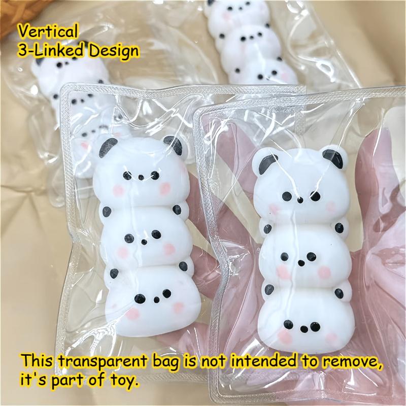 

Baby Panda Squishy Toy 1PC, Soft Slow Rise Stress Ball, Black White Desk Decor Photo Prop, Gift for Children‘s Day New Year світло-сірого кольору