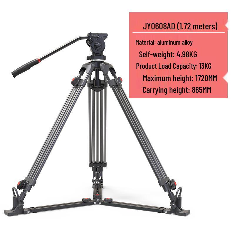 JIEYANG JY0608A/B Video Stabilizer Hydraulic Pan Tilt Head Tripod