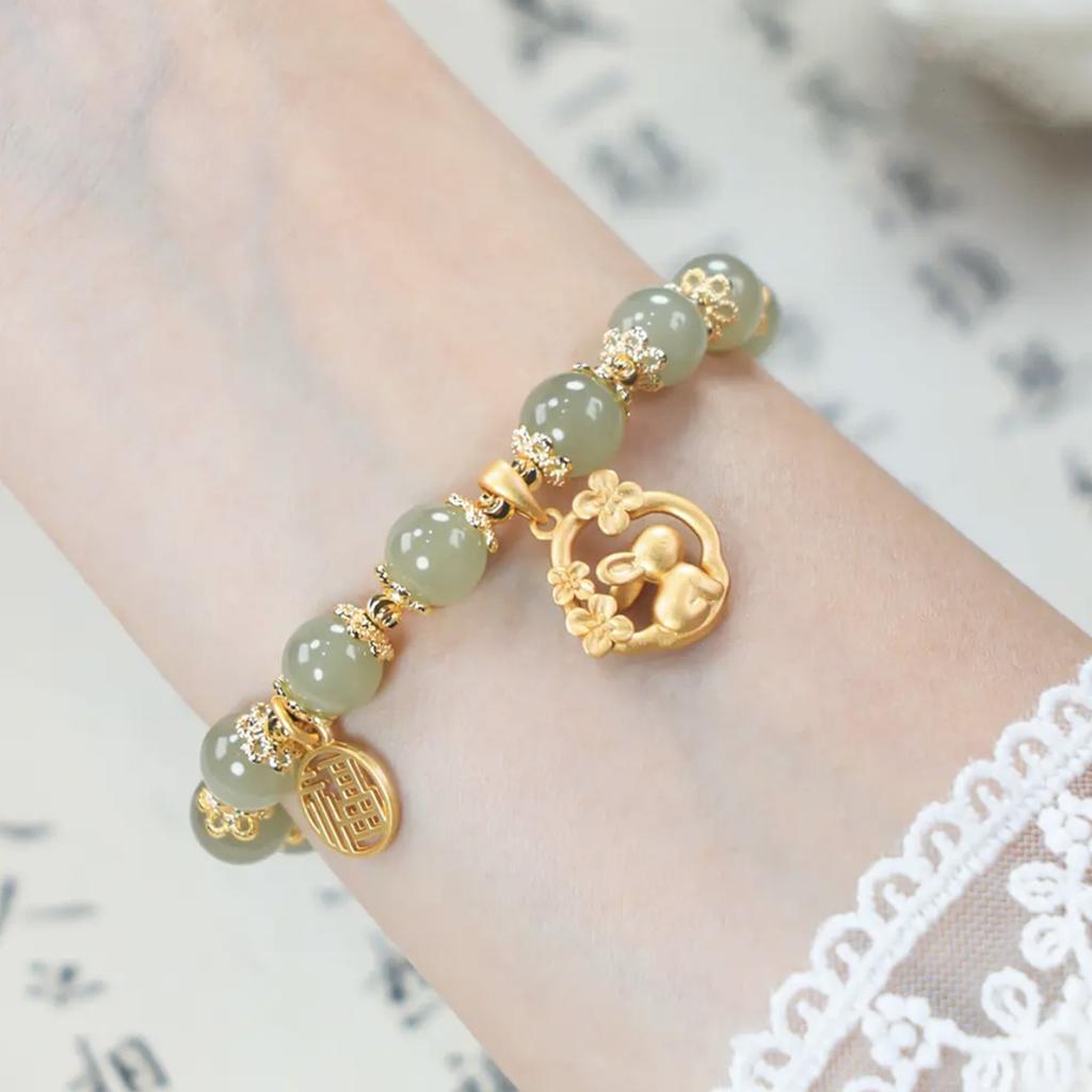 JYL TS Bracelet Rabbit Zodiac  -Aligns with Zodiac & Attracts Yearly Luck