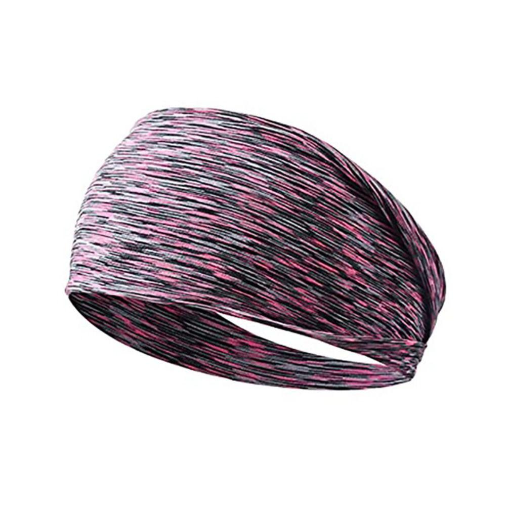 Men Women Elastic Hair Bandage Color Yoga Gym Head Band New Sports Headband