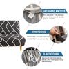 LANMOLIFE Armless Futon Sofa Cover Printed Elastic Sofa Covers Removable Cleaning Spandex Sofa Covers Suitable For Home Decor