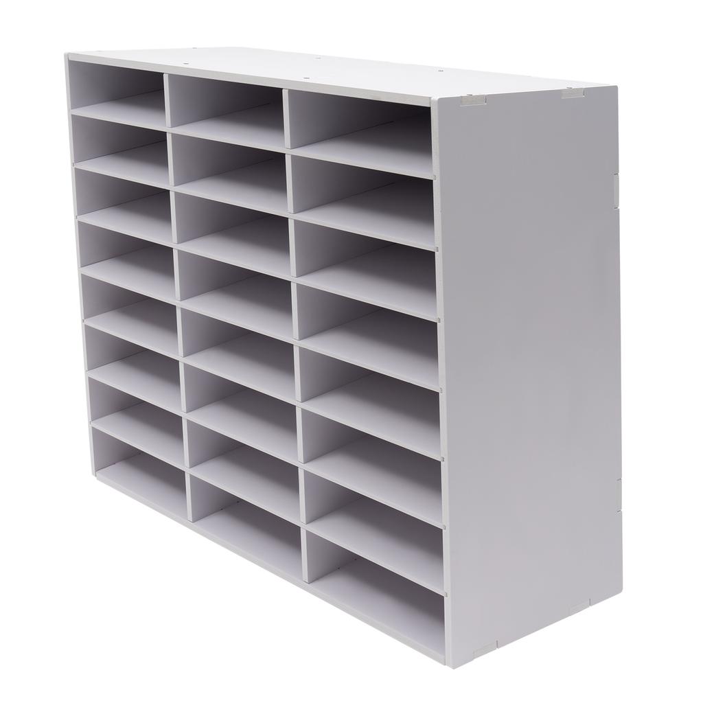 Storage Compartments, 24 Compartment Literature Organiser, Office Desk Organiser, Desktop File Holder,  Document Holder