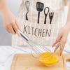 Stainless Steel Whisk with Thick Wire & Large Handle - Manual Cream Mixer & Egg Beater (10", 12", 14", 16")