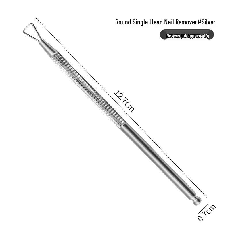 

Титановый двухсторонний пушер для кутикулы и инструмент для снятия лака