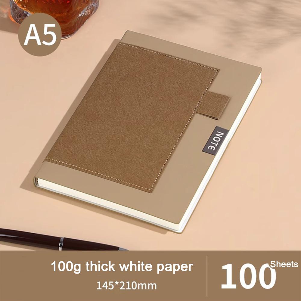 (Logo Can Be Engraved) A5 Thickened Student Subject Notebook, Soft Cover Notepad, Diary, Meeting Minutes, Travel Log