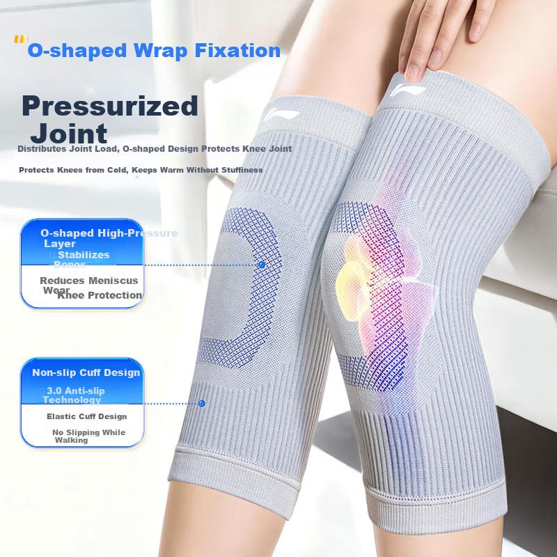 Li-Ning Knee Brace for Meniscus Injury Summer Thin Synovitis Joint Pain Warm Sports Running Unisex