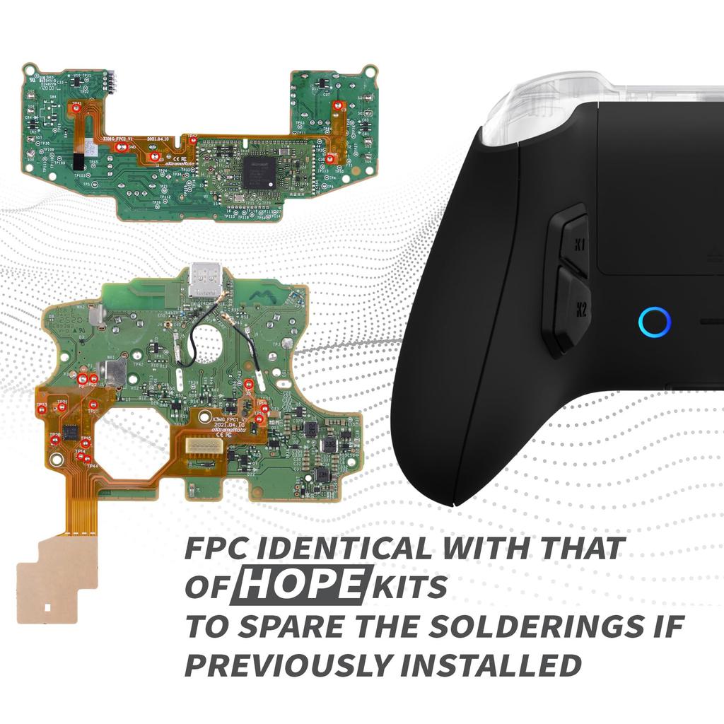 eXtremeRate Redesigned Back Button Remap Kit for Xbox Core 1914 Controllers and Victor X Remap Kit for Xbox Series Controllers Not S/X (Controllers