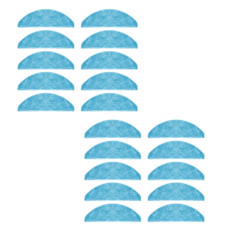 

A65T-20PCS Mop Pads For Conga 7490 Immortal Series / 8290 Immortal Series Robot Vacuum Replacement Mop Pads