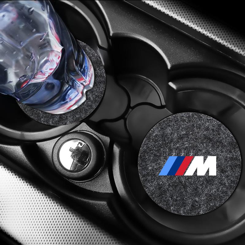 DSJW3 S85868 Car Interior Coaster Felt Anti-Skid Pad Car Interior Decoration Suitable For BMW M E36 E39 E46 E60 E90 E90
