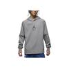 Jordan Logo Hooded Pullover Long-Sleeve Sweatshirt Men Tops Grey DV9782-091