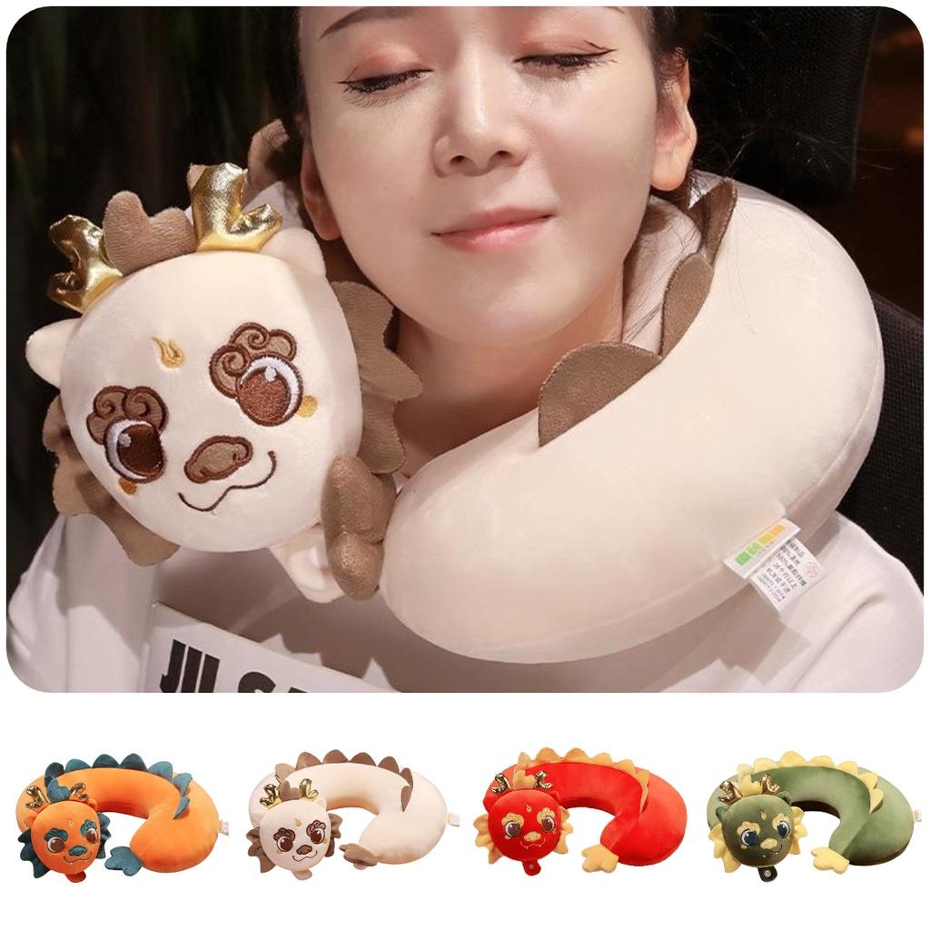 Wholesale Dragon Luck U-shaped Neck Pillow Ideal Gift For New Year And Festivals