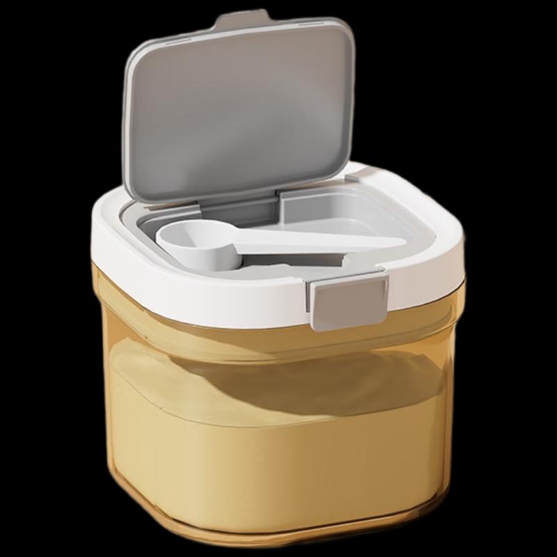 ZISIZ Transparent Sealed Baby Milk Powder Storage Jar