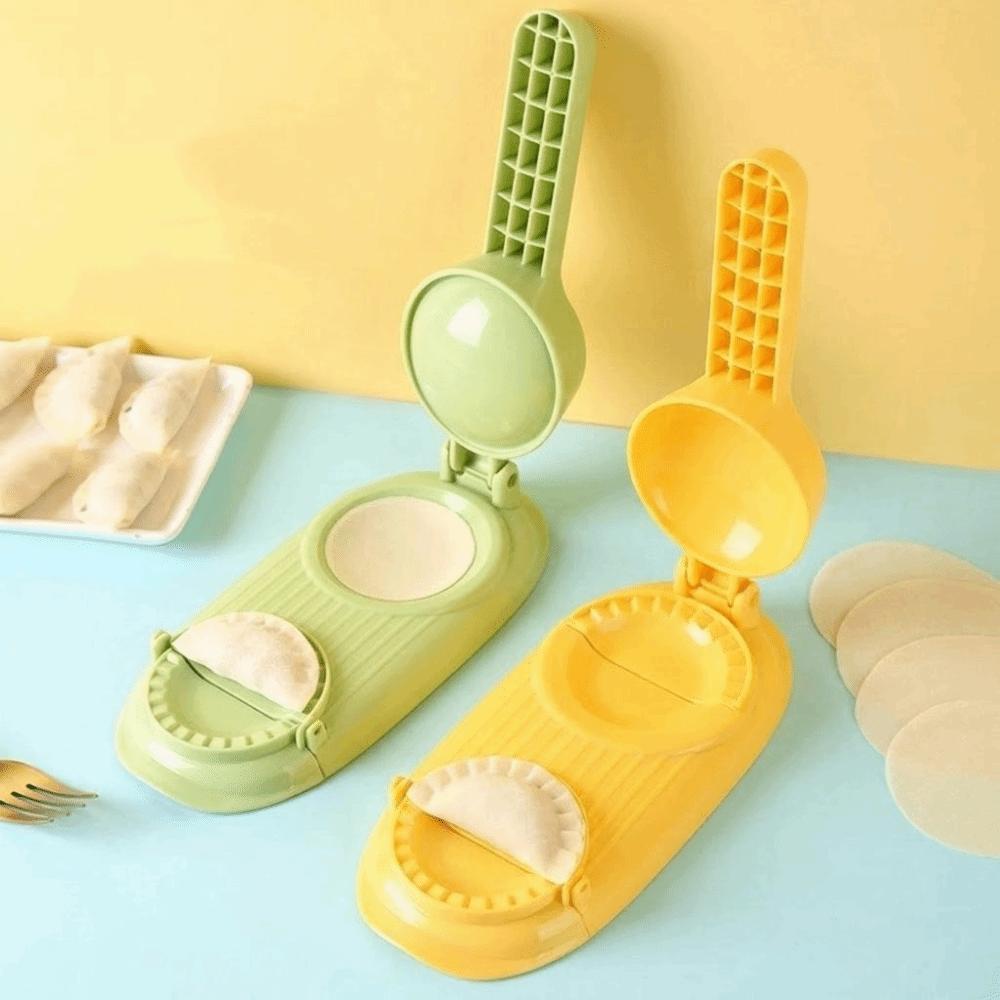 2PCS Plastic 2 in 1 Dumpling Maker with Handle Dumpling Skin Maker  Easy To Use