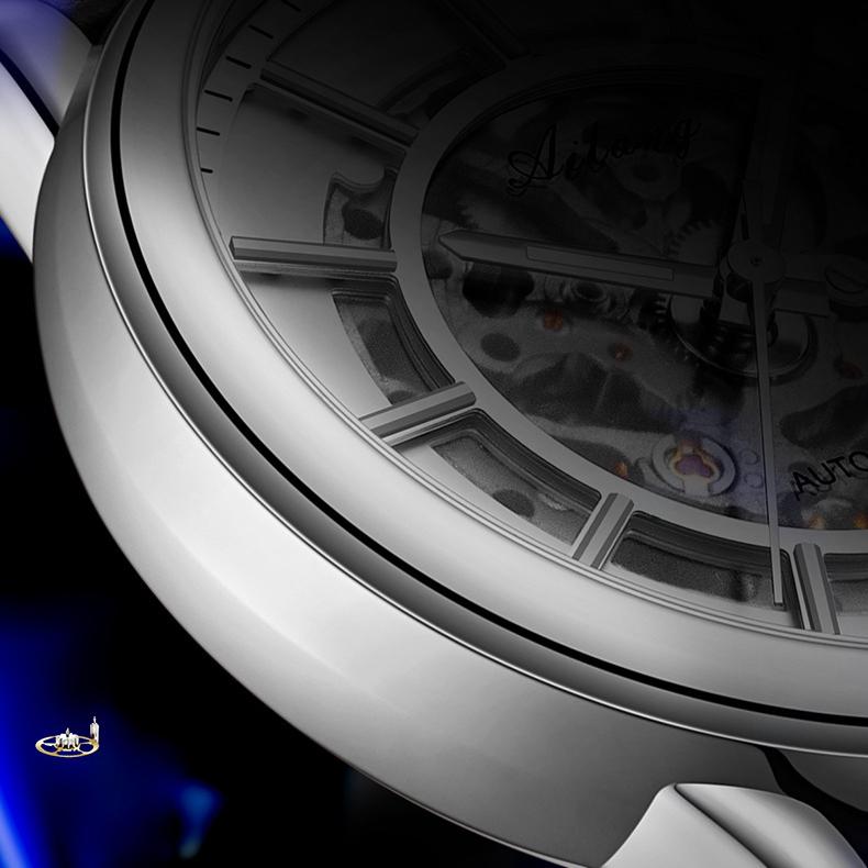 AILANG Neue Uhr Hohl Automatische Mechanische Uhr Herrenuhr Wasserdicht