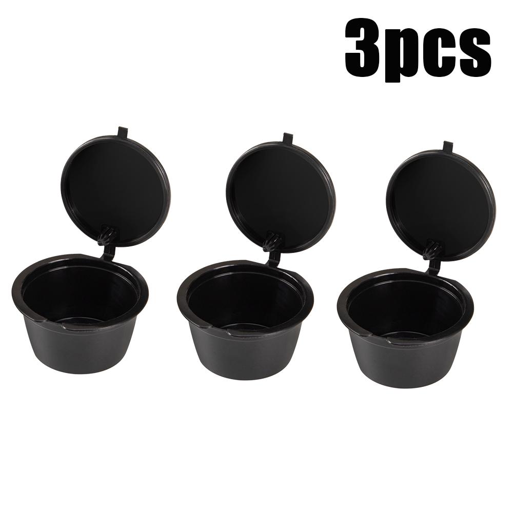 1/3/5/10pcs Reusable Coffee Capsules Filter Cup Dispenser for Nescafe Dolce Gusto Refillable Coffee Capsules Pod Compatible Kit