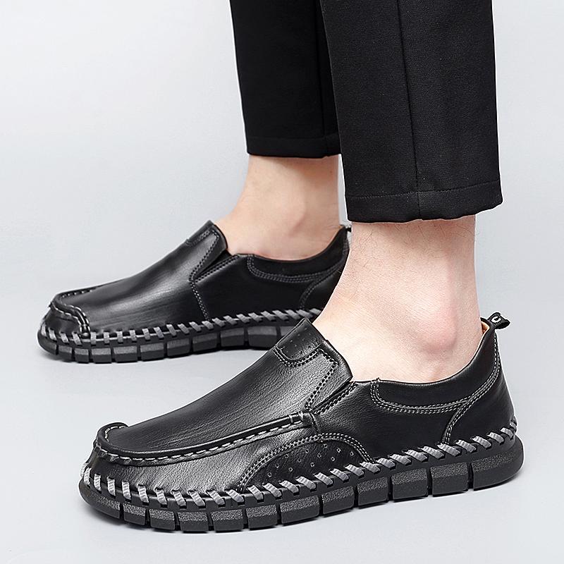 

Handmade Casual Shoes Size 47 Mens Leather Office Work Loafers Platform Sneakers Outdoor Walking Fashion Sport Luxury Designer 38