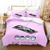 New 3D Print Anime Blue Hamham Bedding Set Bedroom Soft Modern Bedspreads Comefortable Duvet Cover Quilt Cover And Pillowcase