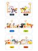 Jollybaby 3D Animal Tail Cloth Book for Infants: Tear-Resistant Early Education Toy 0-1 Year