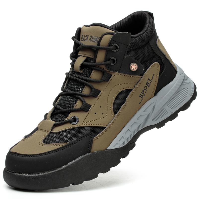 

Large size 49 Safety Shoes Men Anti-smash Anti puncture Work shoes Outdoor men s hiking shoes Indestructible Sneakers men boots 37