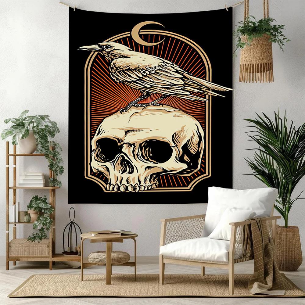 Halloween Wall Decor Tapestry Art For Pet Memorial Birthdaywedding Party Backdrop Family Gift
