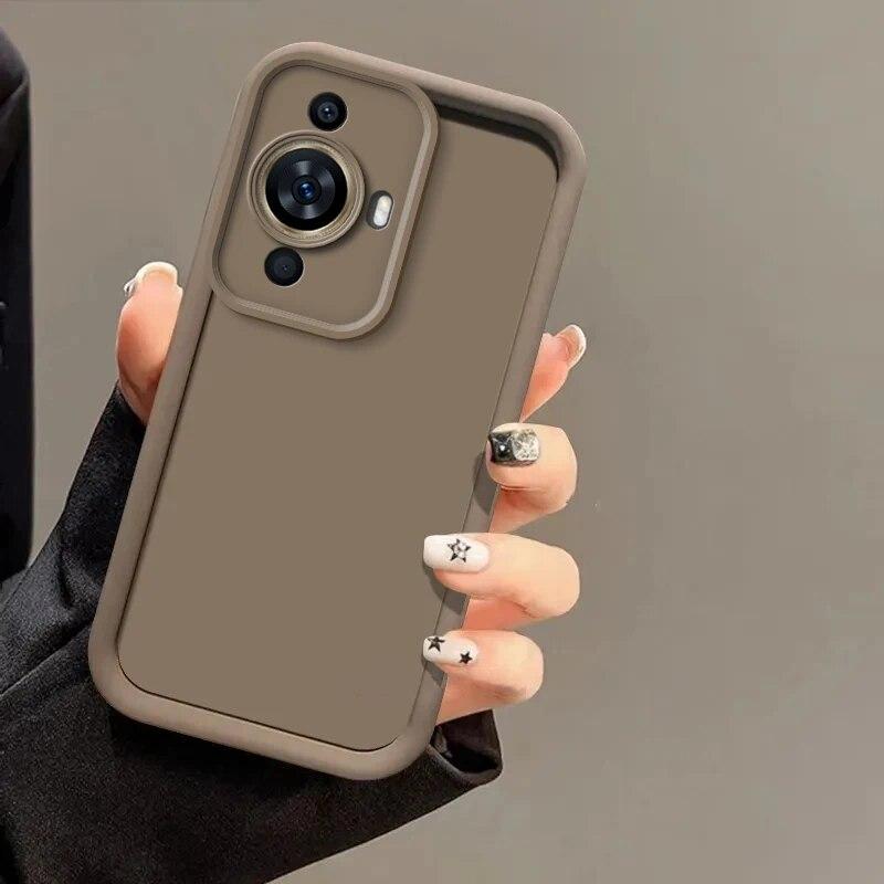 Camera Protect silikonové pouzdro pro Huawei Nova 11 12 Pro 10 9 SE 8 7 Y91 Y90 Y70 Plus Y71 Y61 P60 P50 P30 Honor 100 90 80 70 Zadní kryt z měkkého TPU