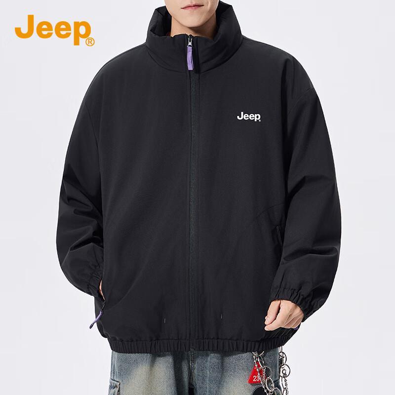 JEEP Men's 2025 Autumn/Winter Padded Windproof Baseball Jacket