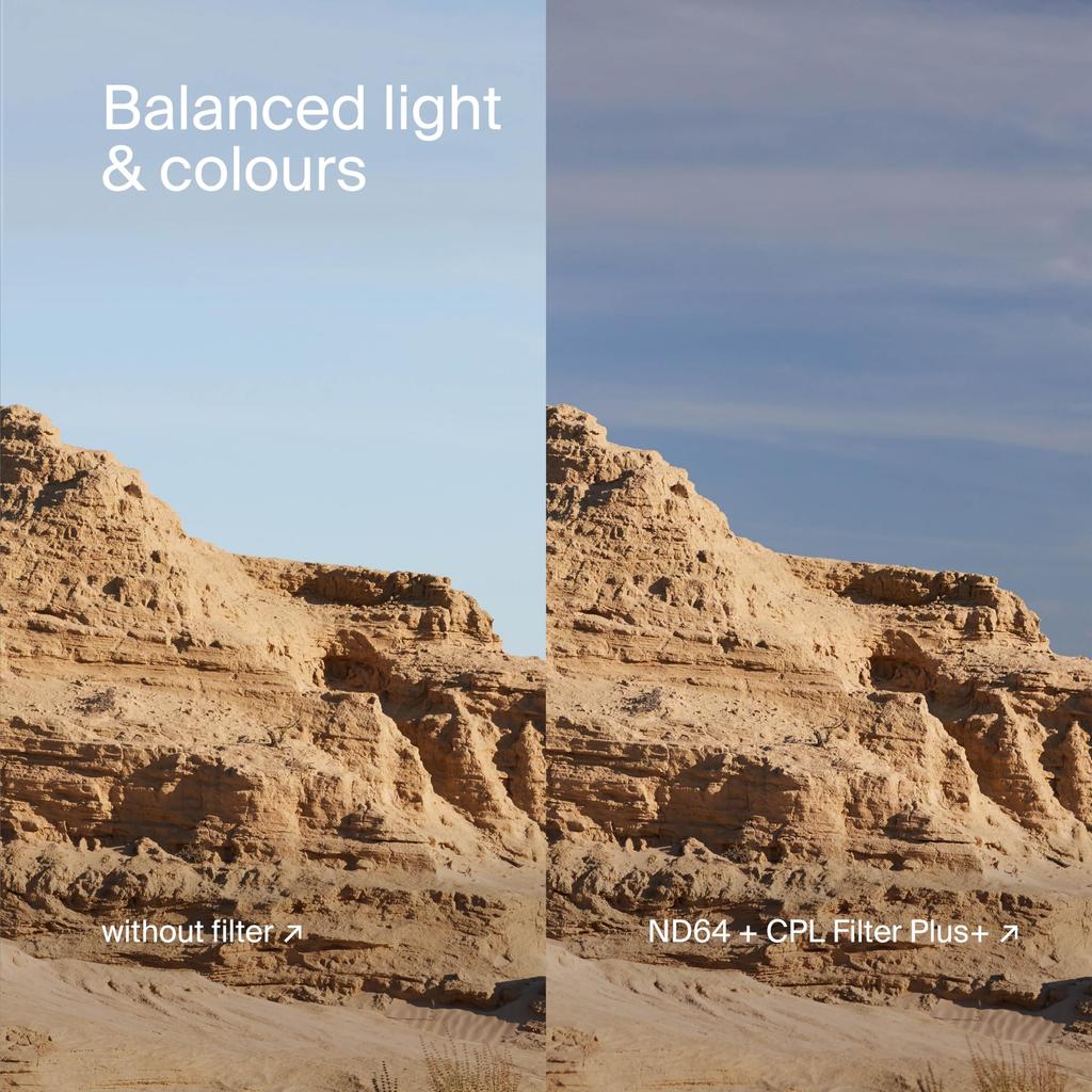 Urth 67mm Polarized ND64 Lens Filter (CPL) + (Plus+)