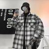 2025 Men's Versatile Plaid Jacket: Hong Kong & Korean Style Trendy Loose Fit for Teens, Spring/Autumn