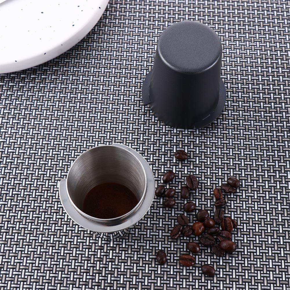 

Anti-rust Stainless Steel Powder Feeder Coffee Portafilter Sniffing Mug Dosing Cup Espresso Maker 51mm чорний
